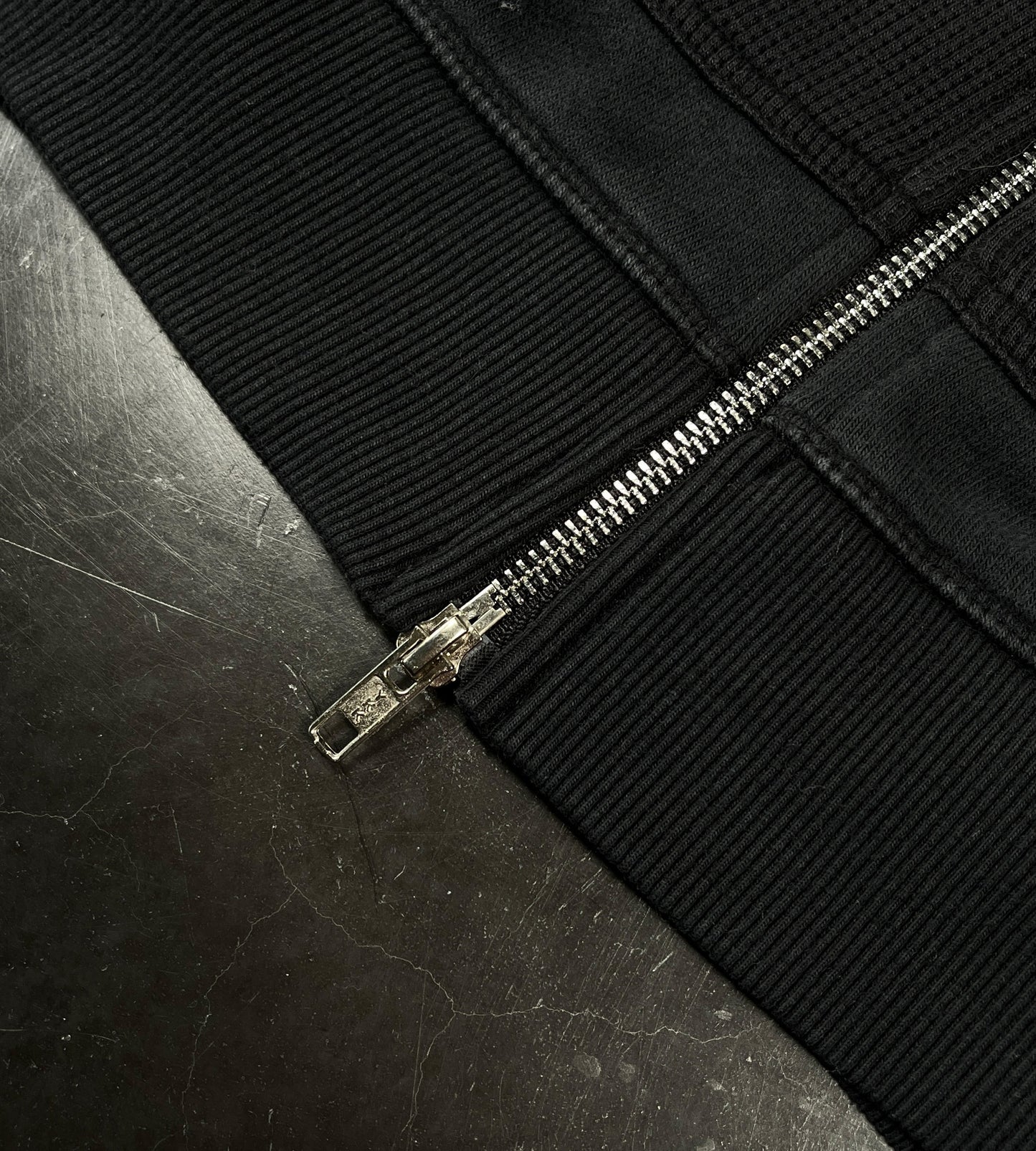 Airco Waffle Zip-Hoodie - Black