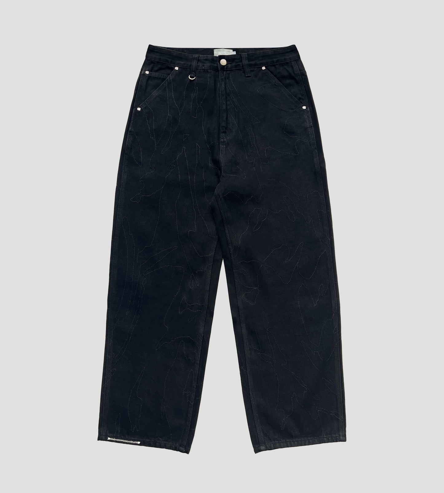 Tone-on-tone Camo Denim