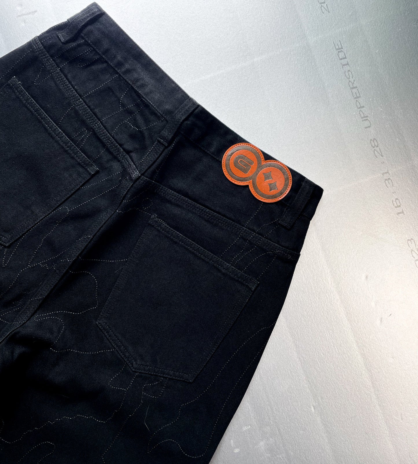 Tone-on-tone Camo Denim