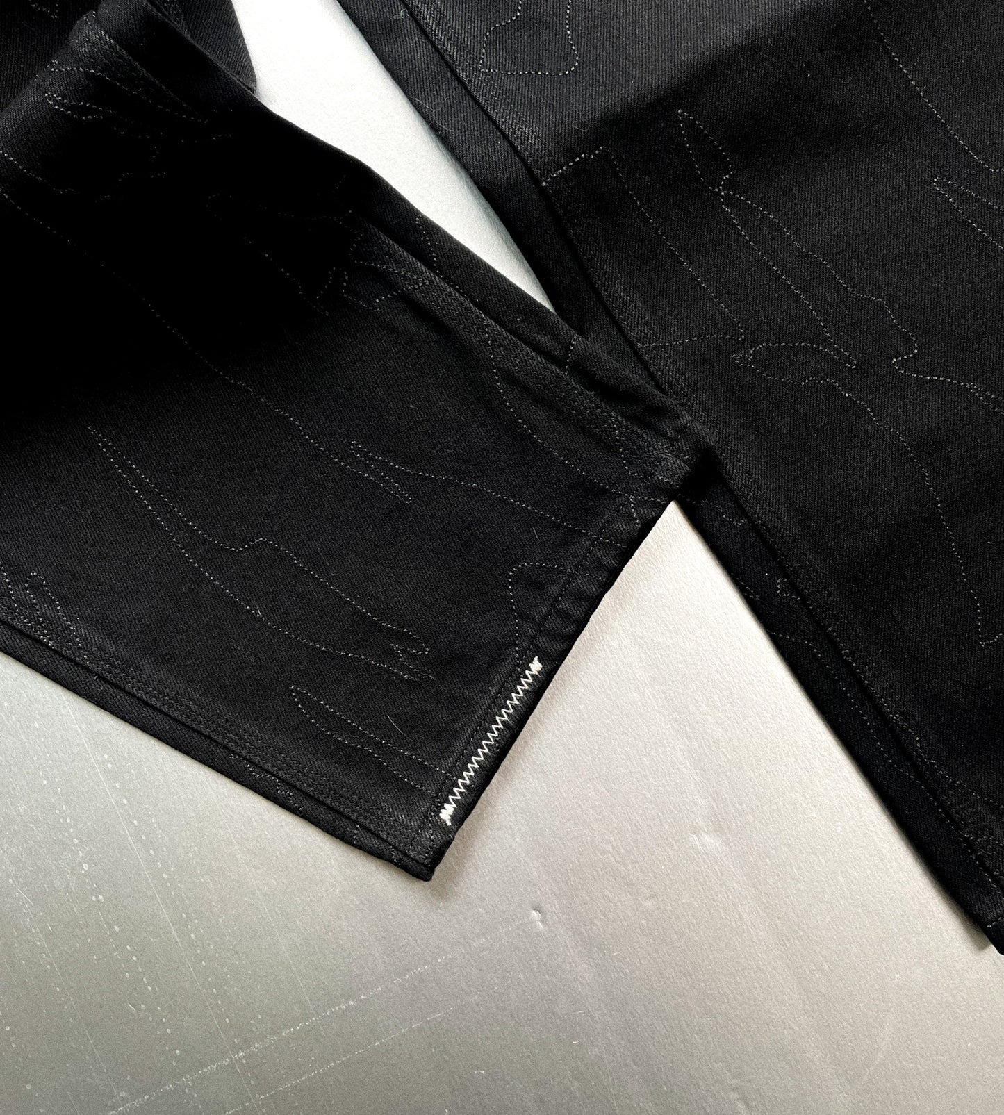 Tone-on-tone Camo Denim