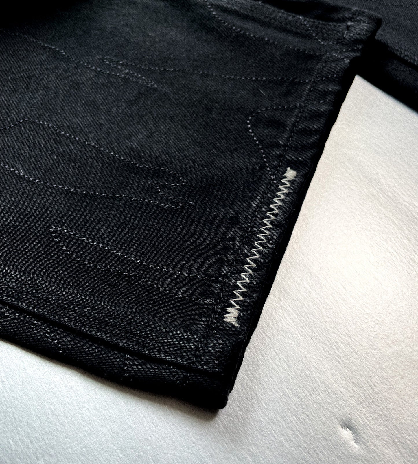 Tone-on-tone Camo Denim