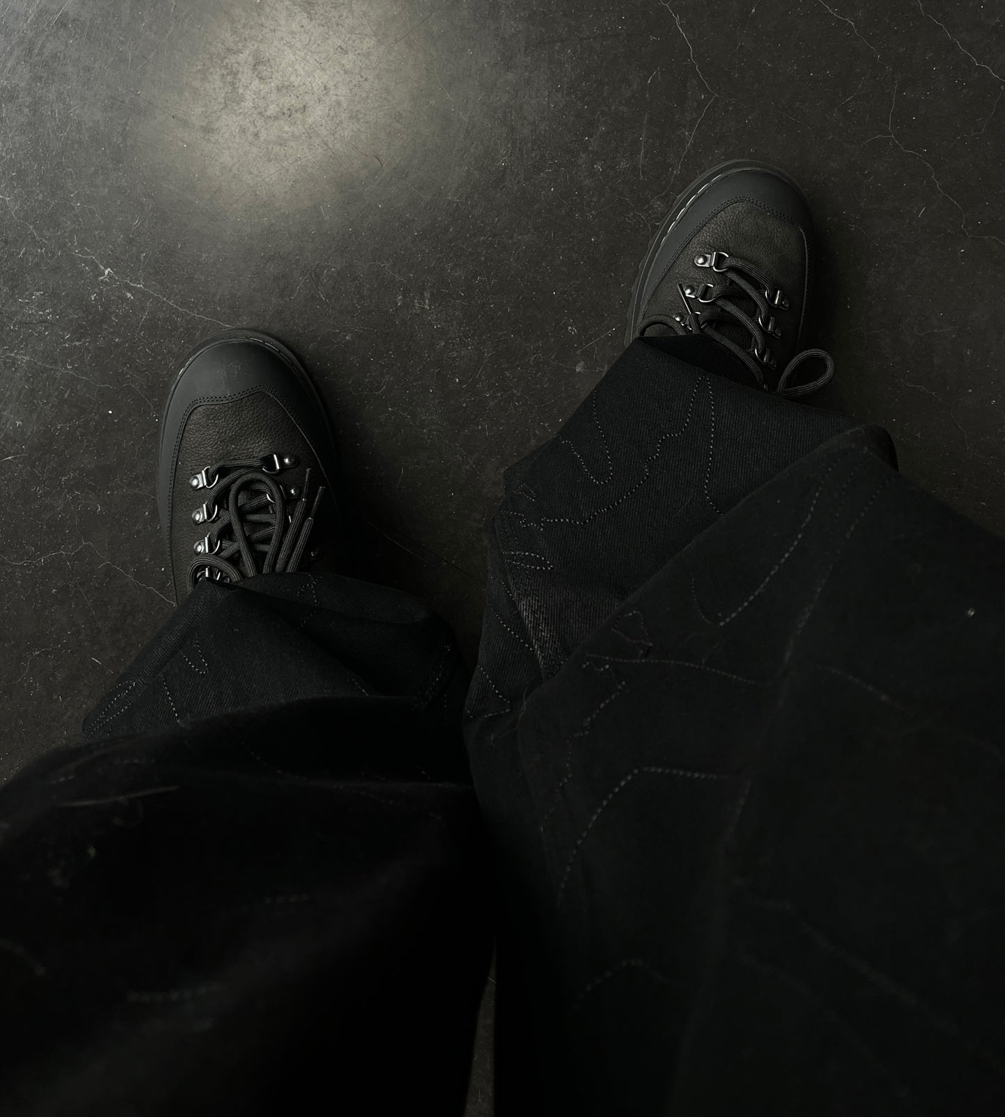 Tone-on-tone Camo Denim