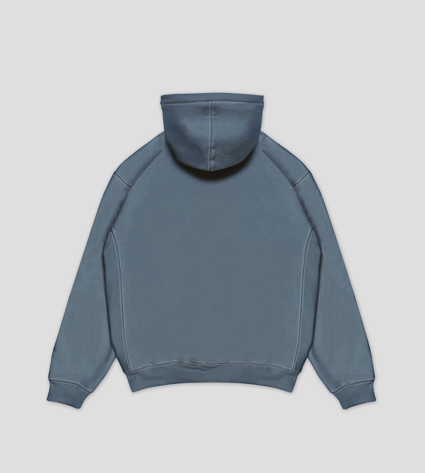 Ribbed Hoodie - Dyed Grey