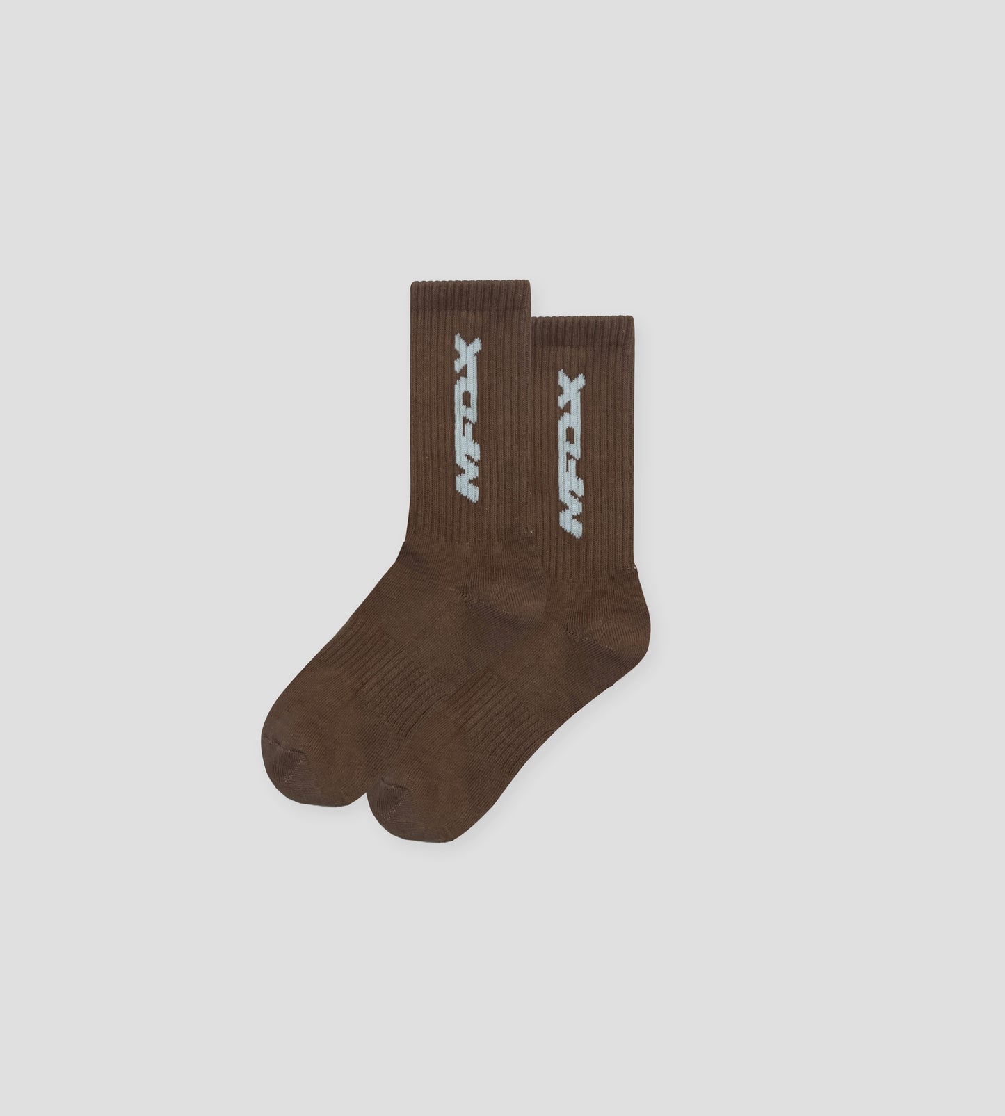Tonal Sport Socks - Brown