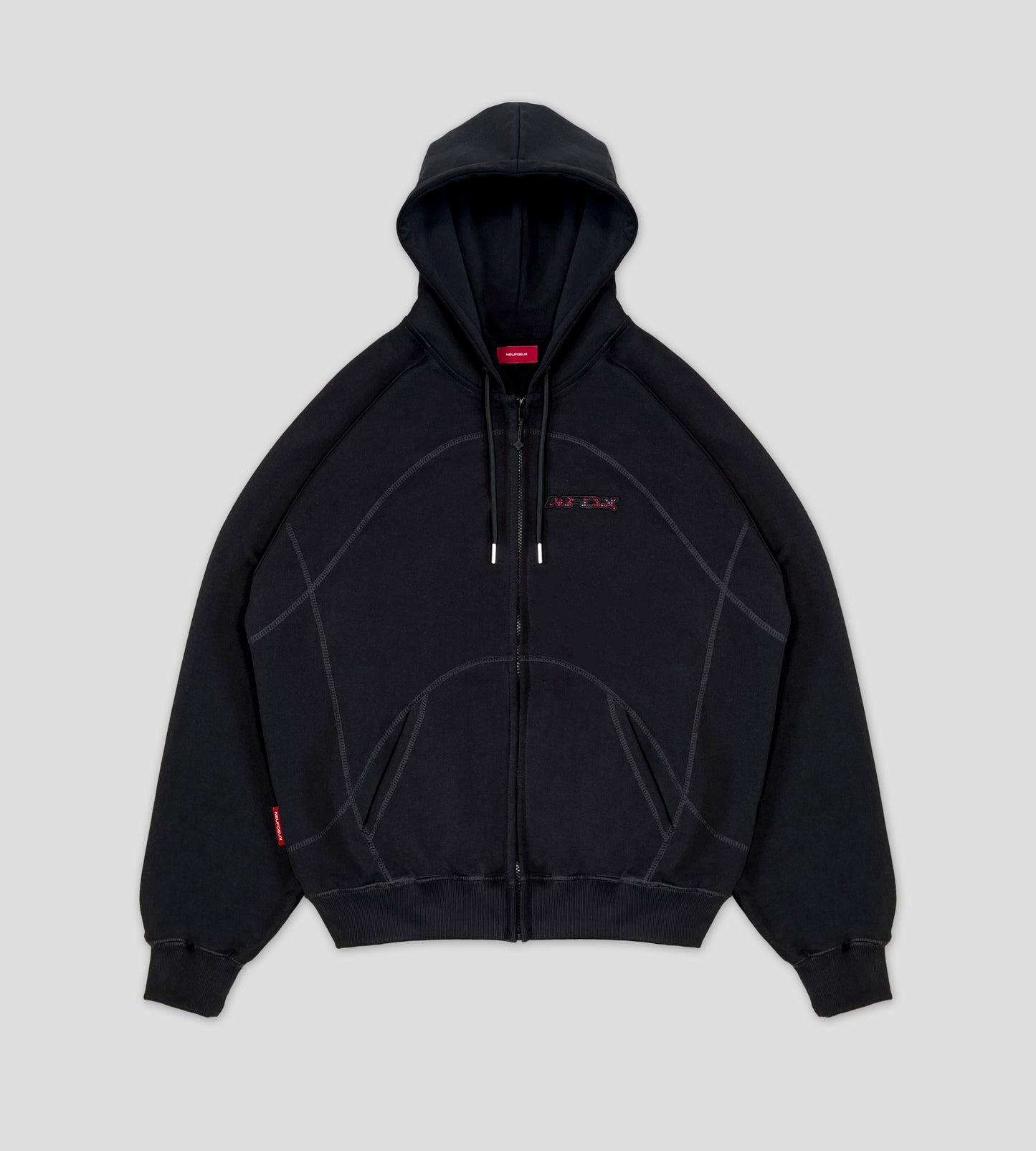 Arches Zip-Hoodie - Black