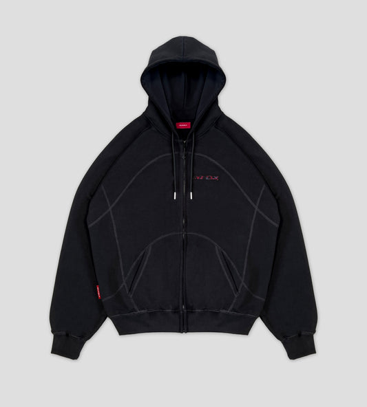 Arches Zip-Hoodie - Black