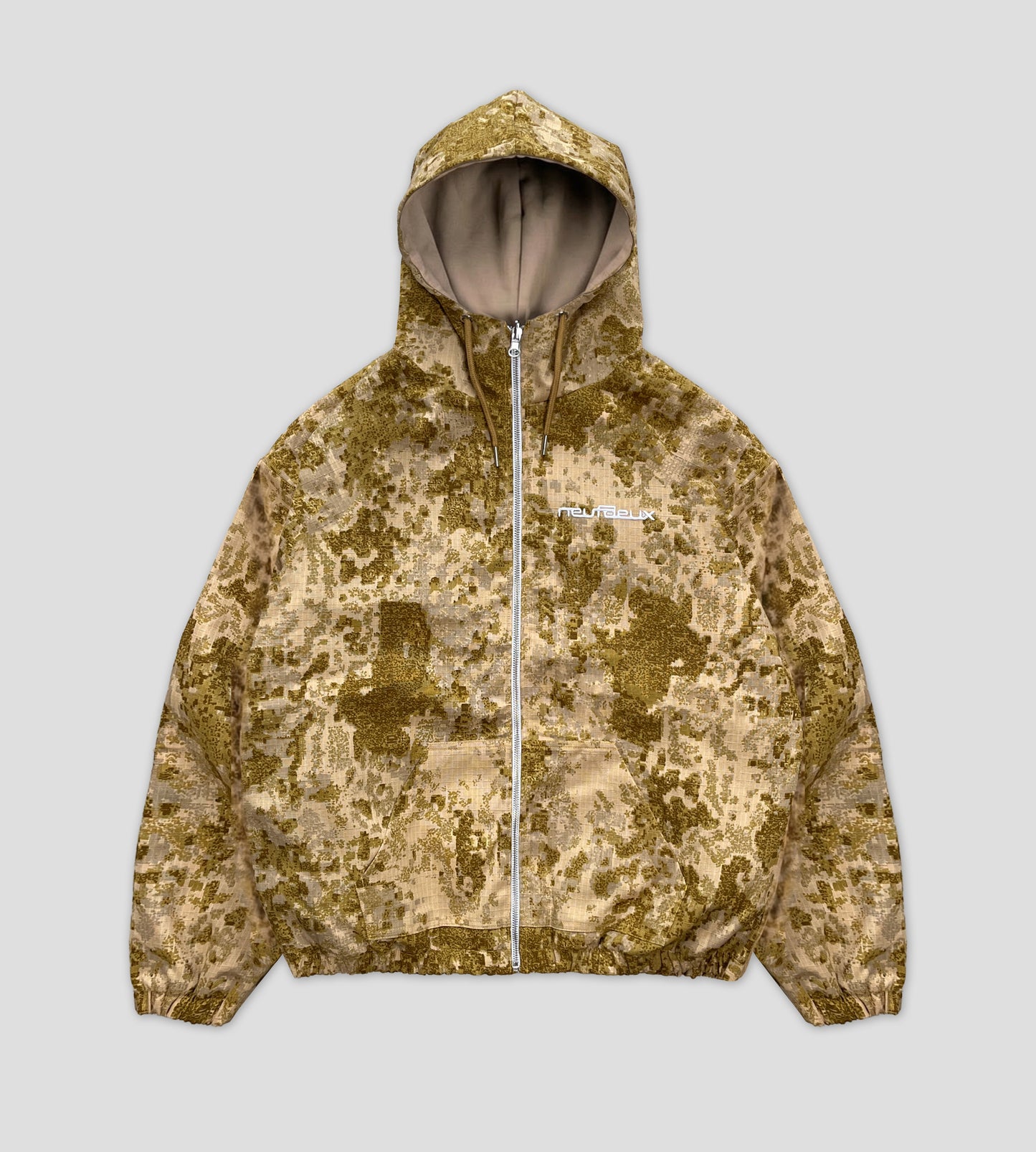 Badland Camo Reversible Hoodie/Jacket - Sand
