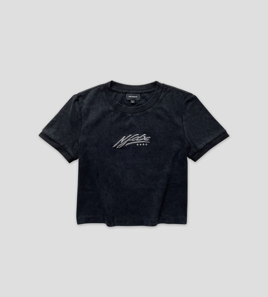 Cursive Baby Tee - 01
