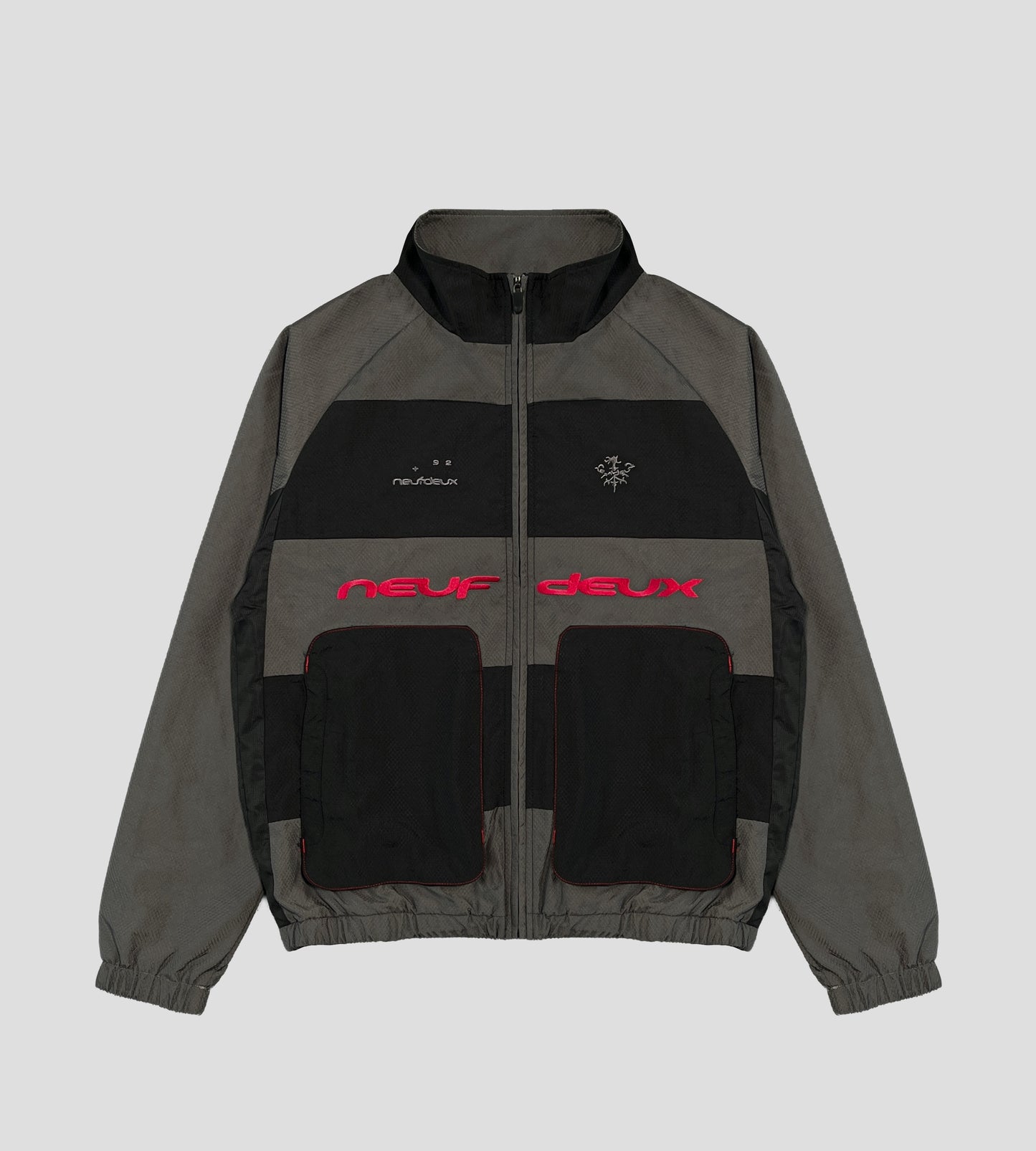 Diamond Ripstop Jacket - Gray/Black