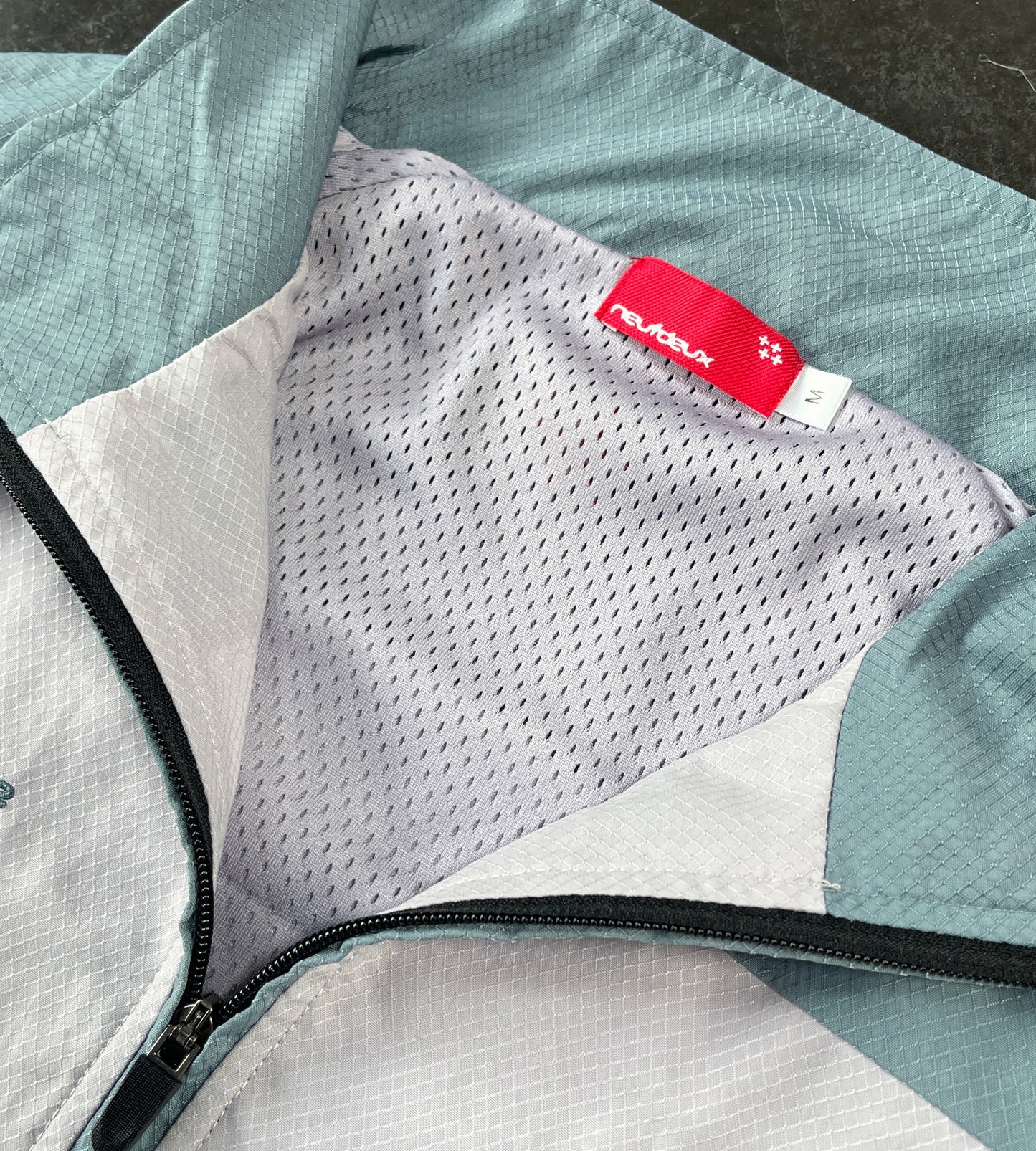 Diamond Ripstop Jacket - MintBlue/Grey