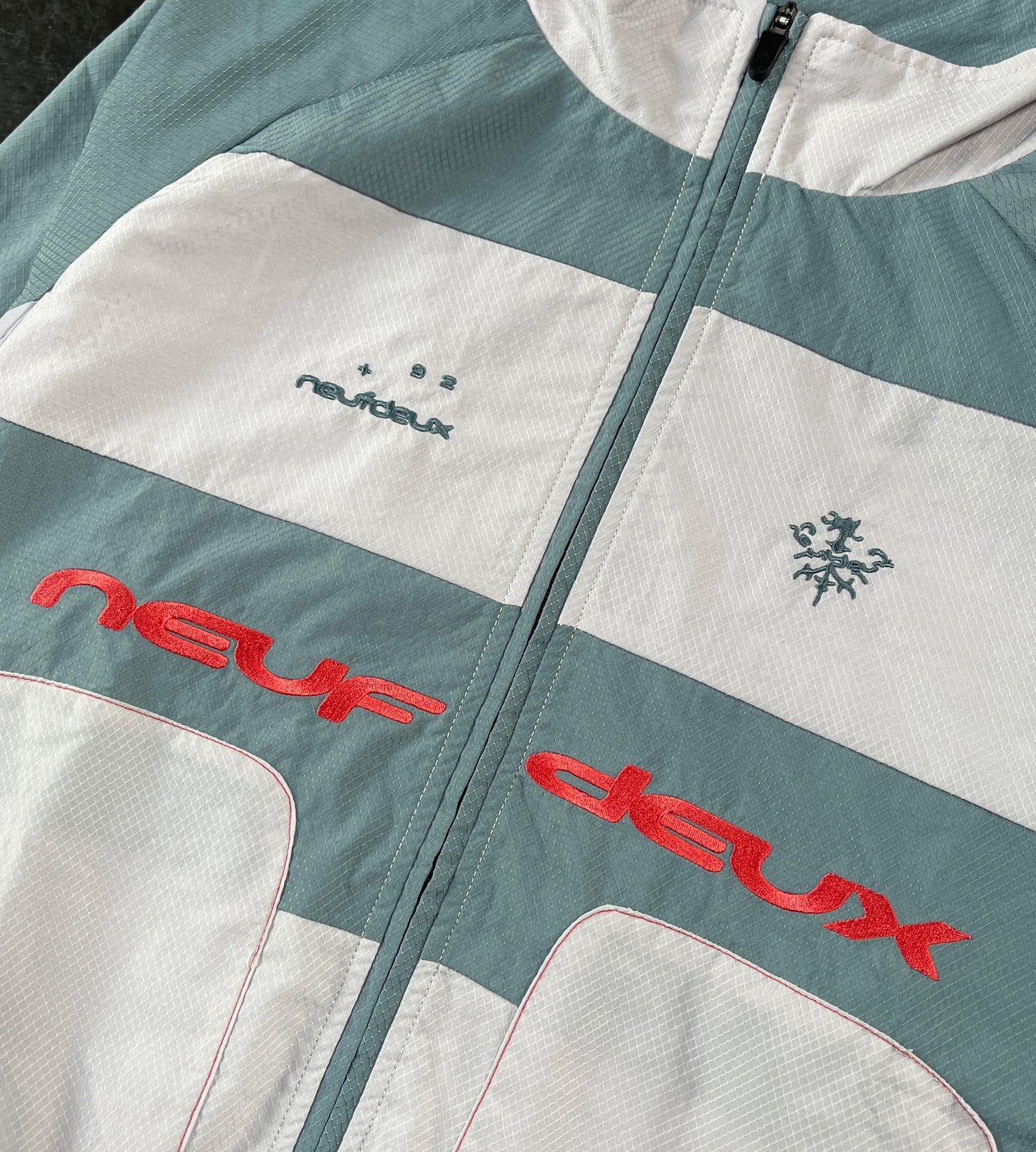 Diamond Ripstop Jacket - MintBlue/Grey