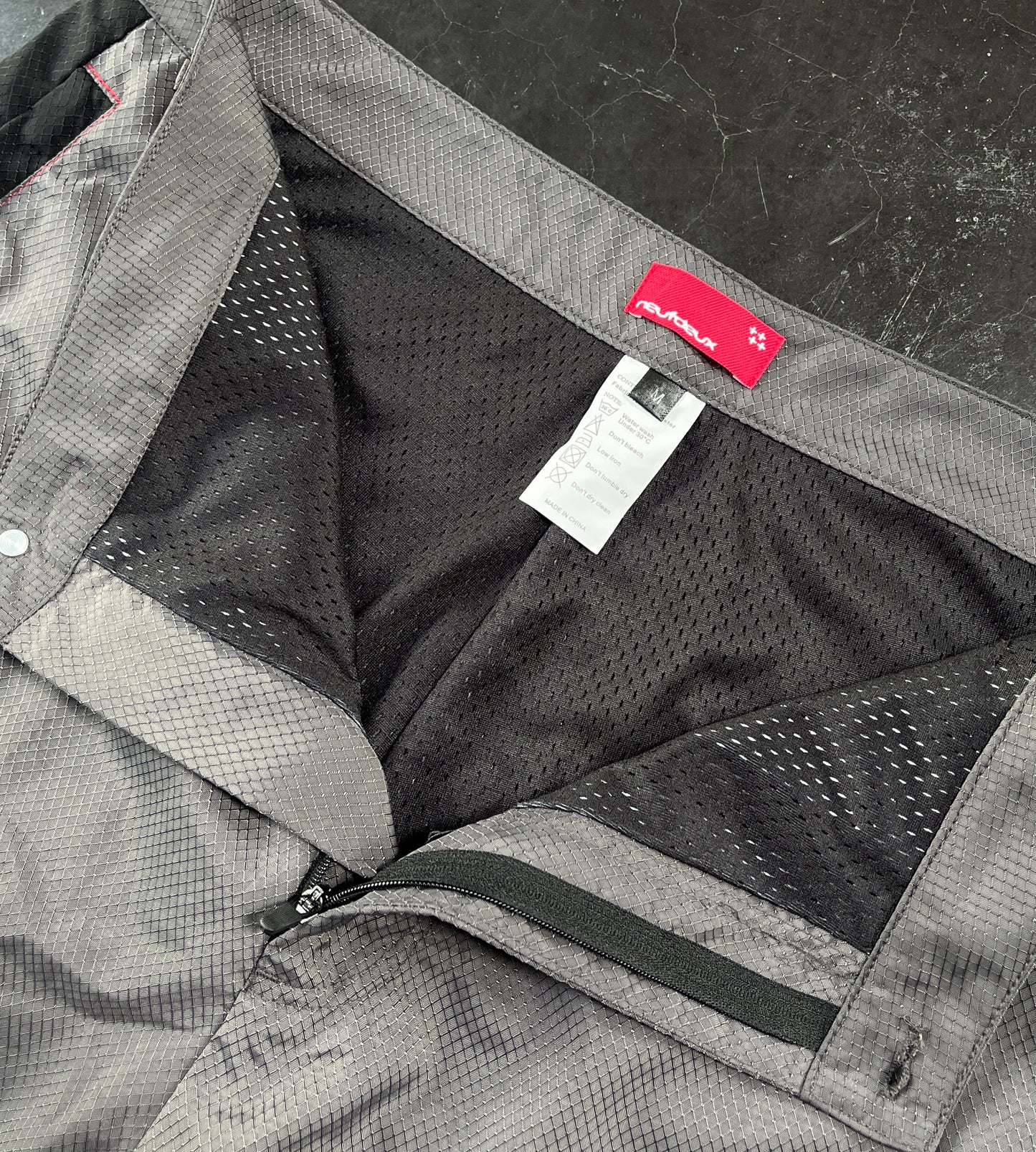 Diamond Ripstop Shorts - Gray/Black