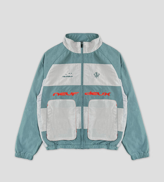 Diamond Ripstop Jacket - MintBlue/Grey