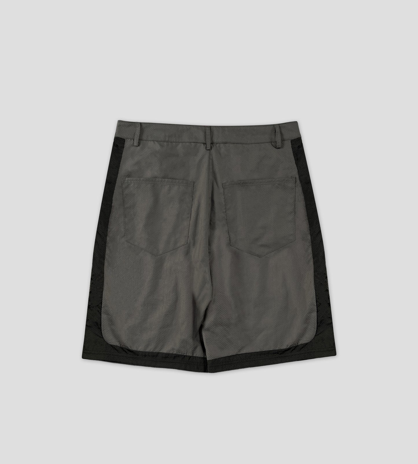 Diamond Ripstop Shorts - Gray/Black