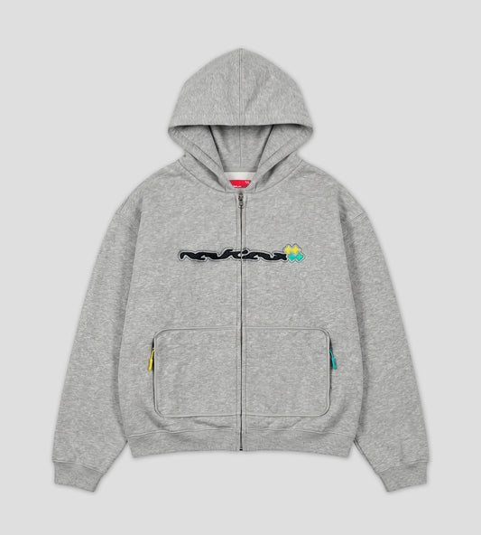 Melt Zip-Hoodie - Sport Grey