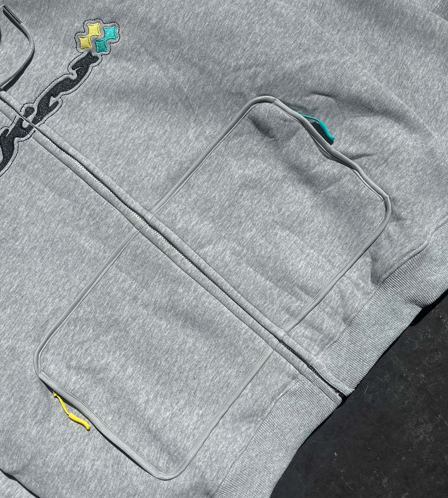 Melt Zip-Hoodie - Sport Grey