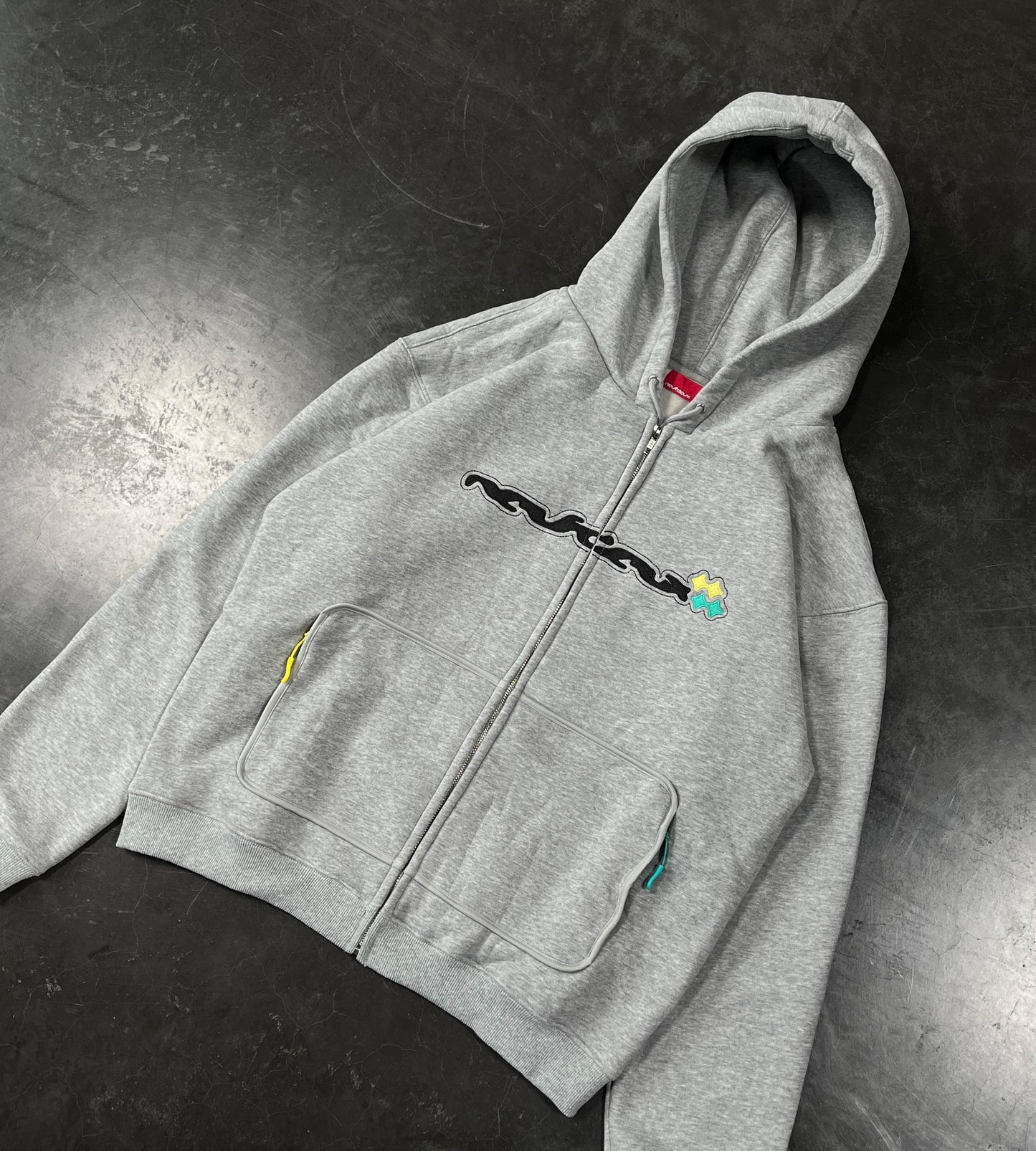 Melt Zip-Hoodie - Sport Grey