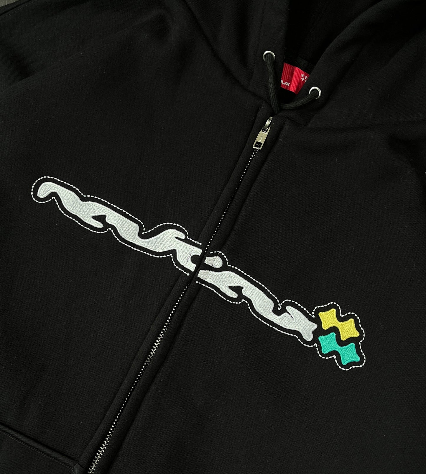 Melt Zip-Hoodie - Black
