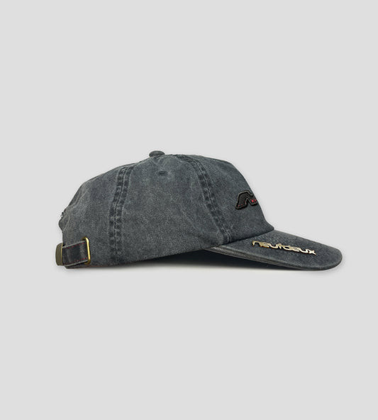 Pinned Visor Cap - Black/Red