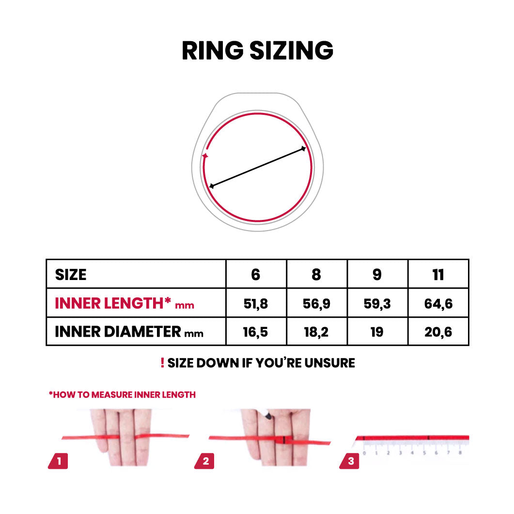 CHROMOID RING - RUBY