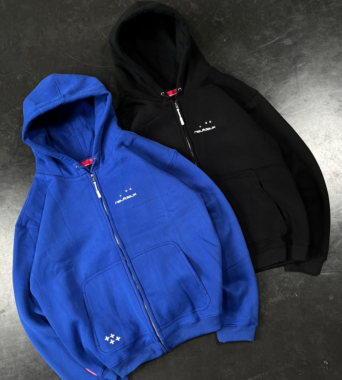 Sunder Zip-Hoodie - Royal Blue