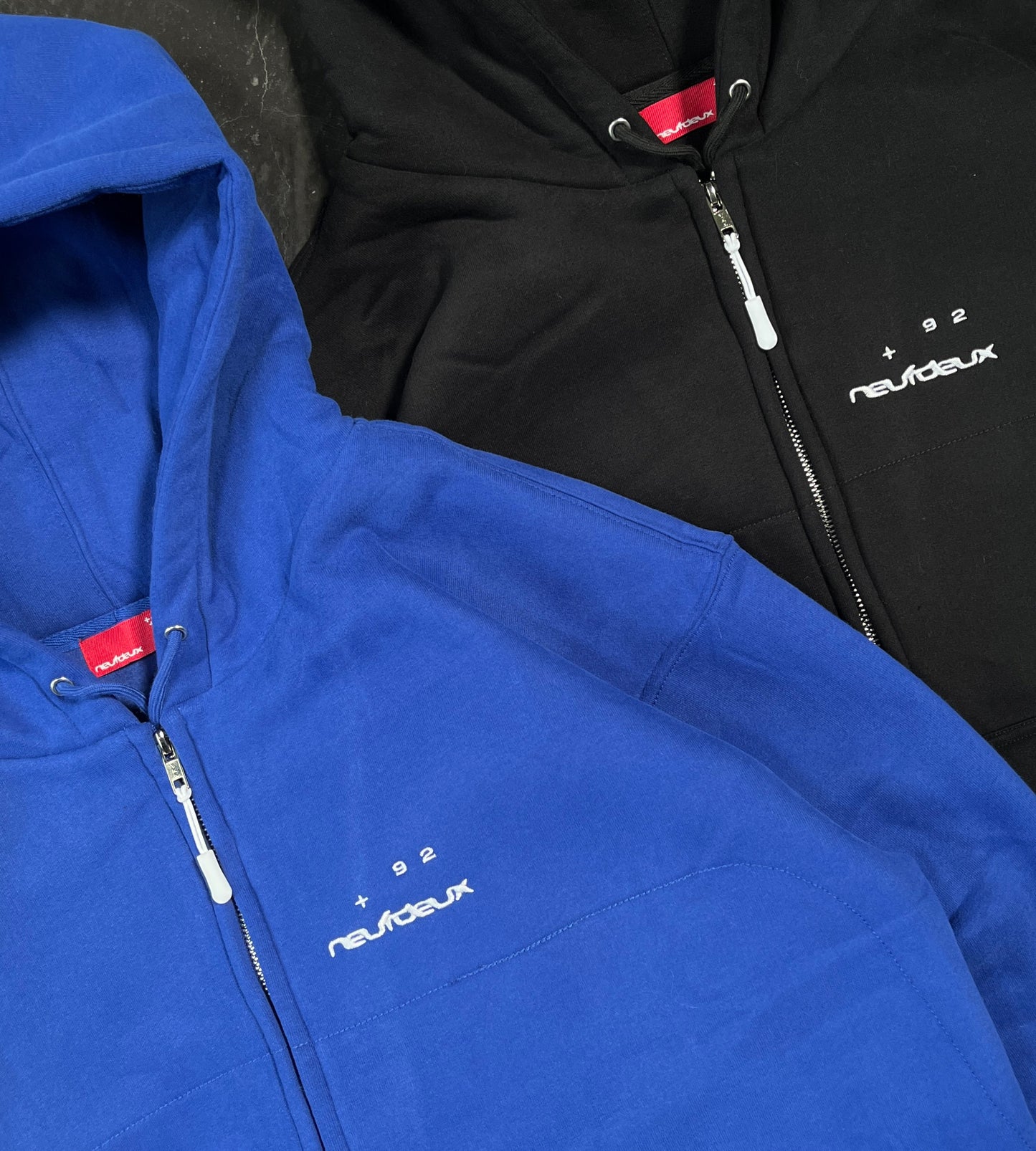 9² Zip-Hoodie - Black