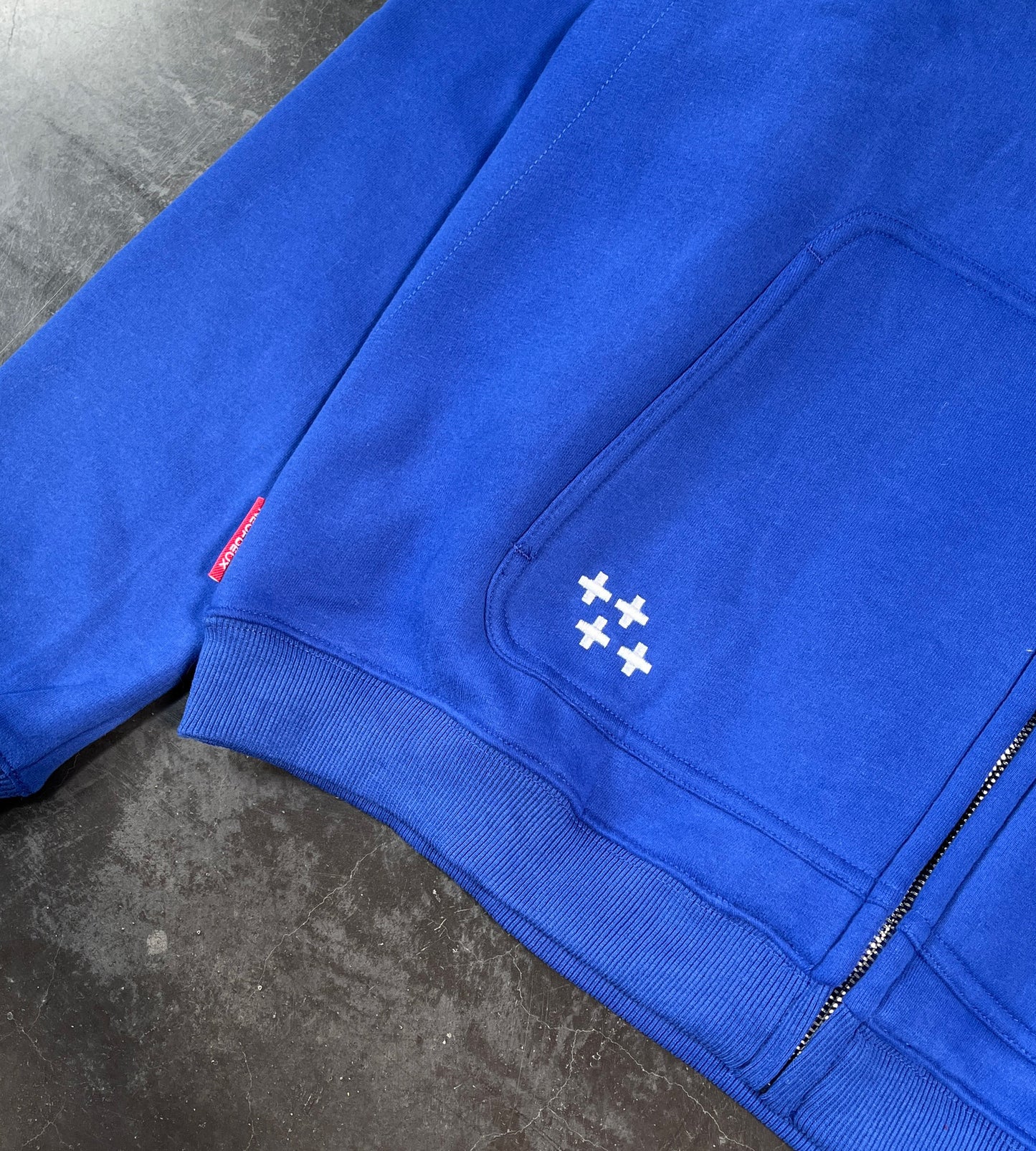 Sunder Zip-Hoodie - Royal Blue