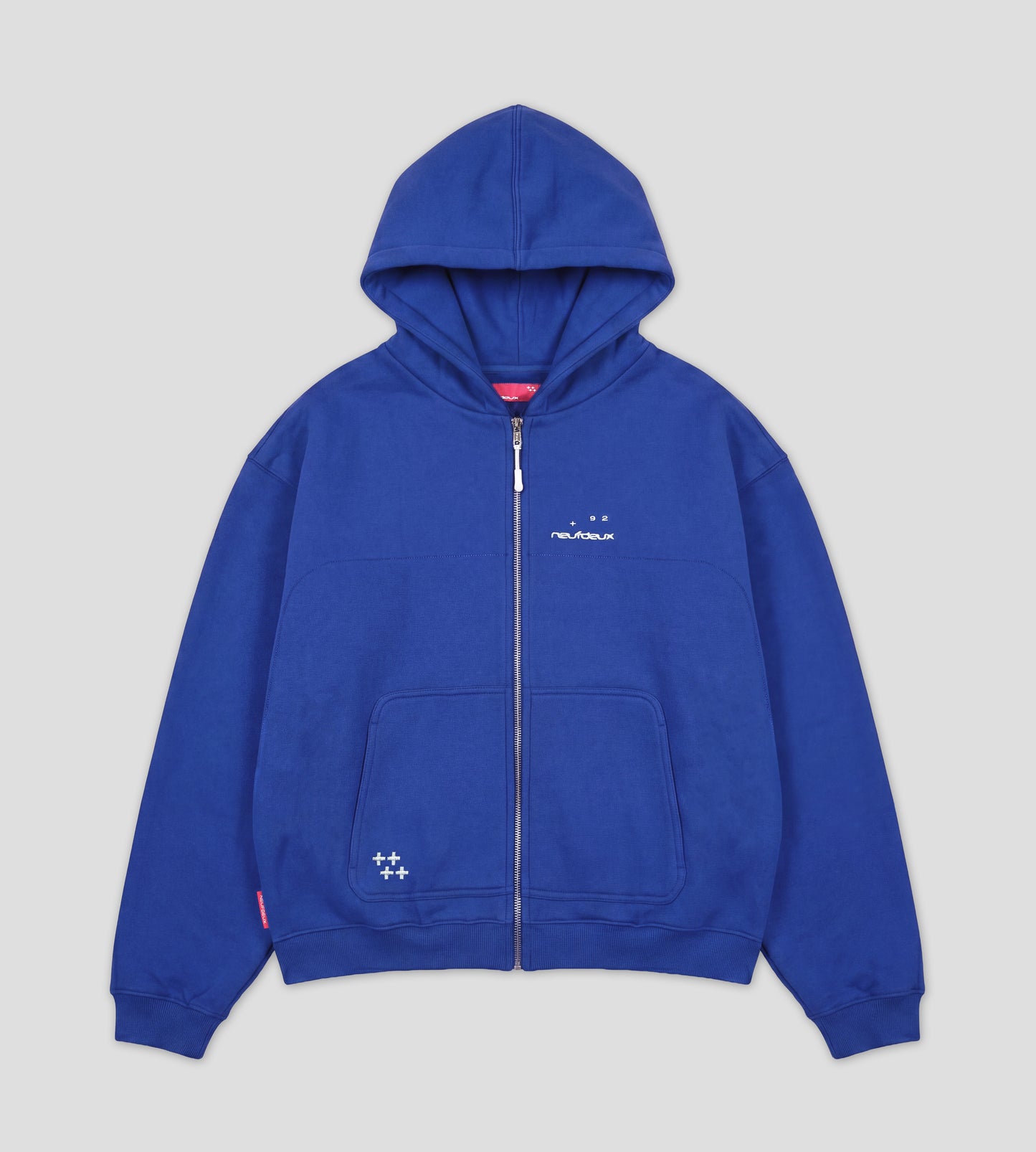 Sunder Zip-Hoodie - Royal Blue