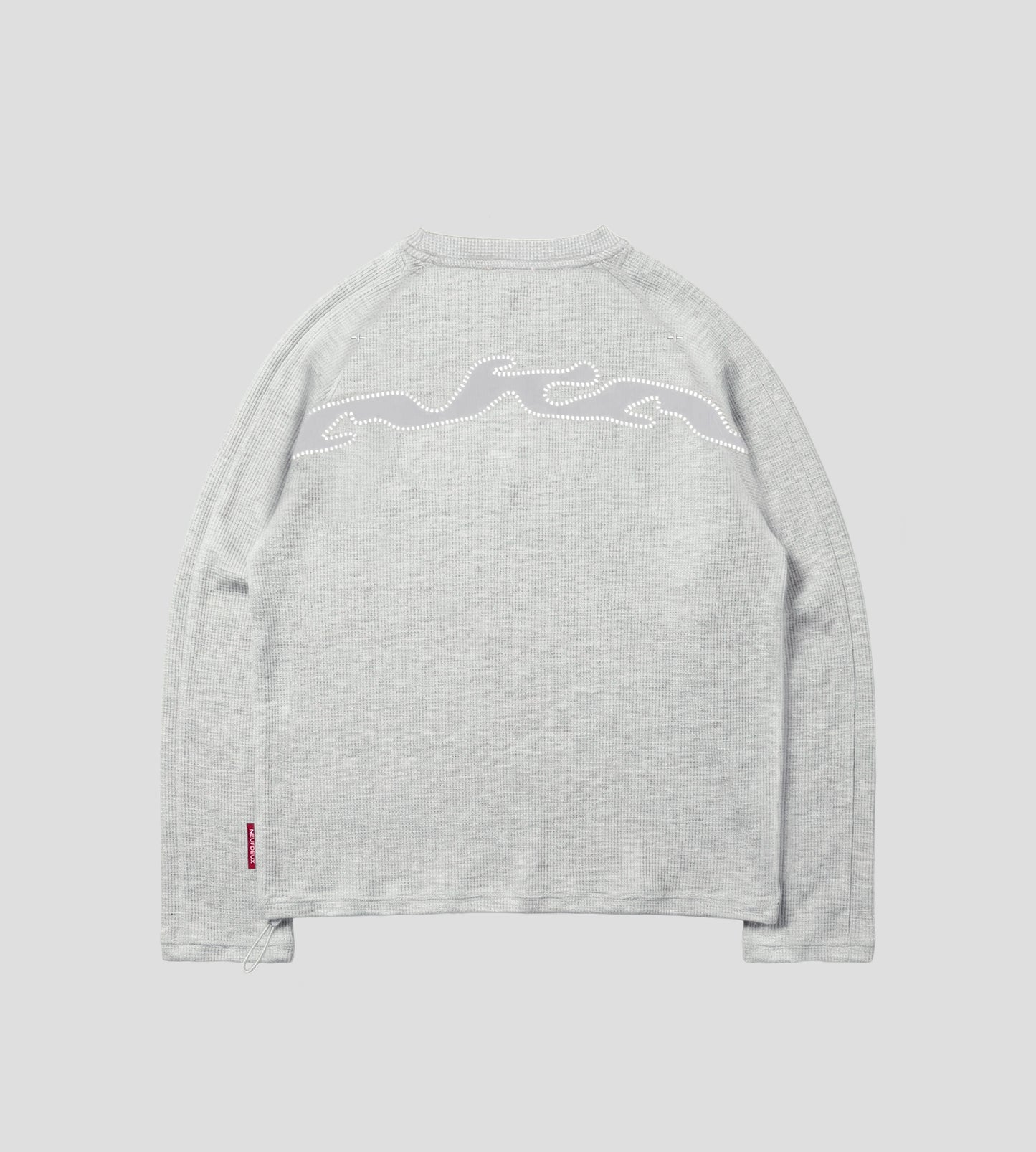 Cross Waffle Longsleeve - Light Grey