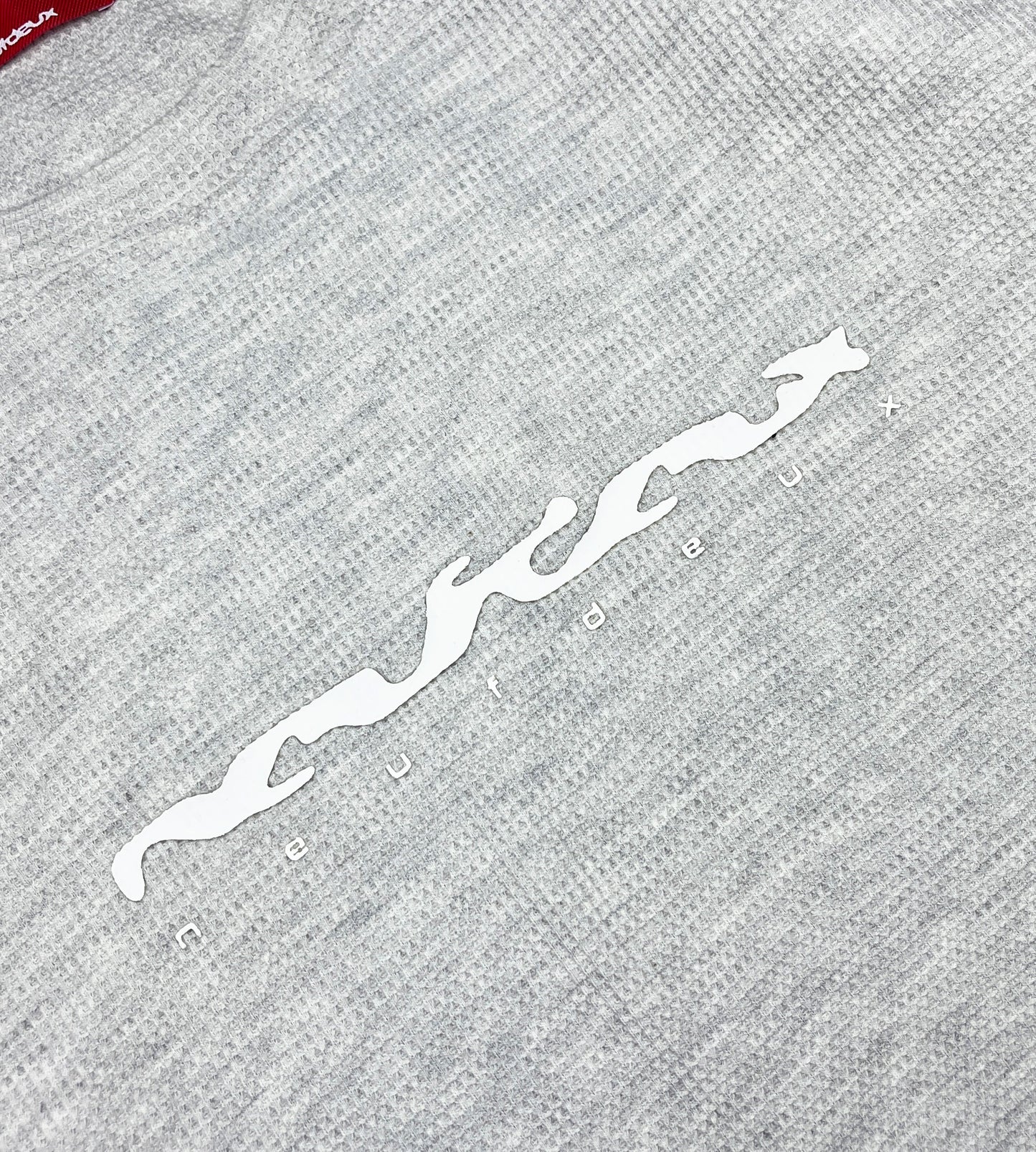 Cross Waffle Longsleeve - Light Grey