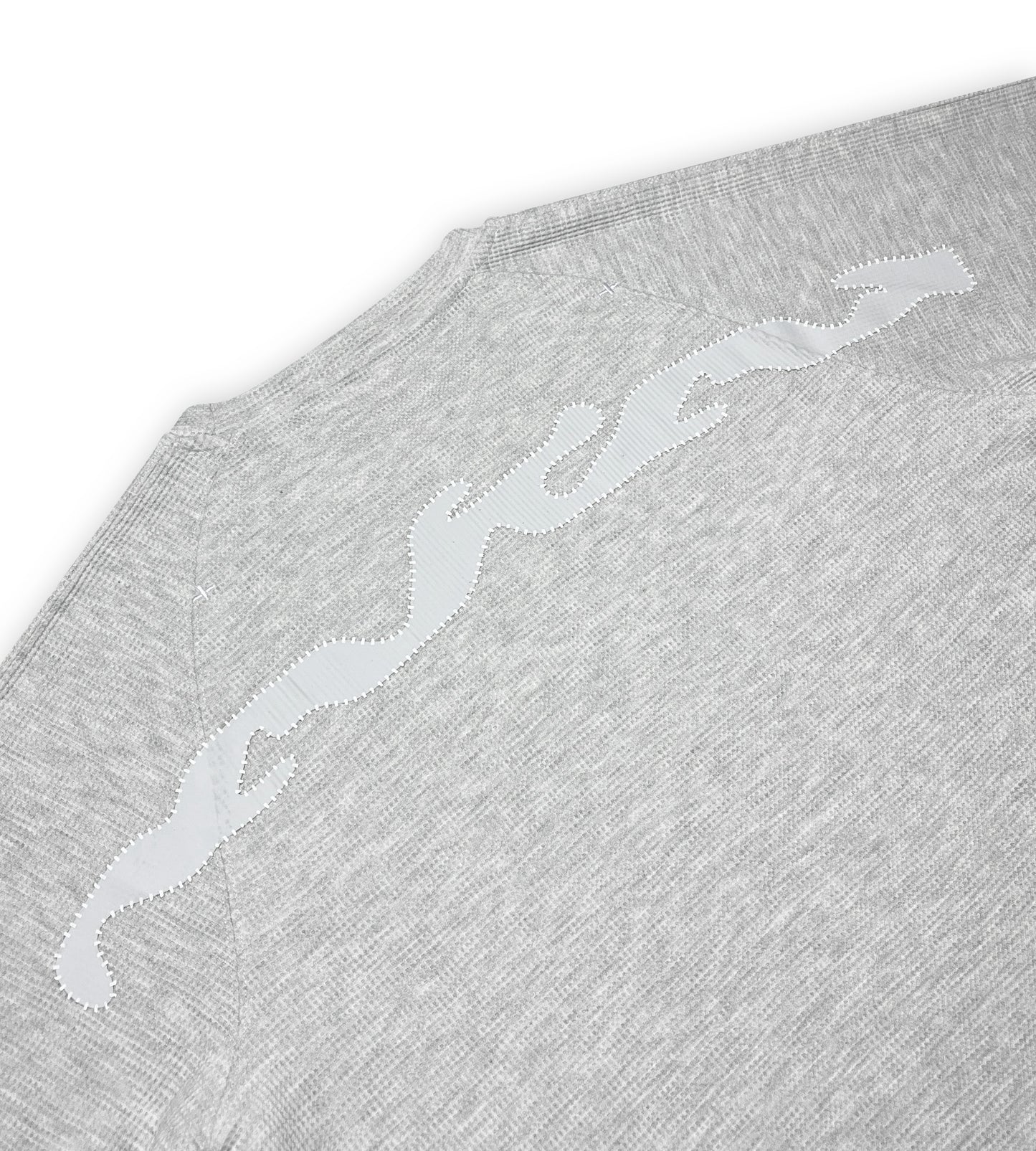 Cross Waffle Longsleeve - Light Grey