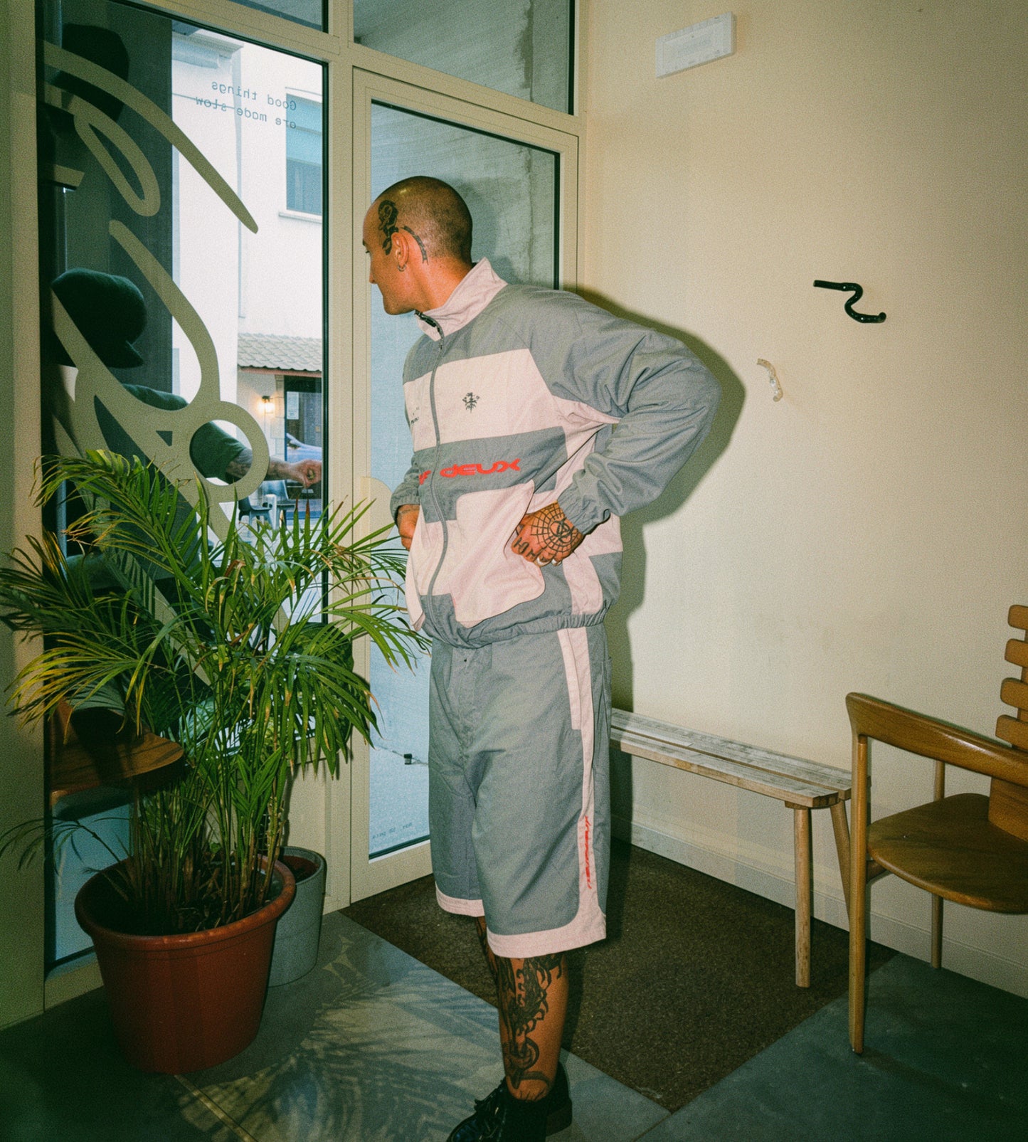Diamond Ripstop Jacket - MintBlue/Grey
